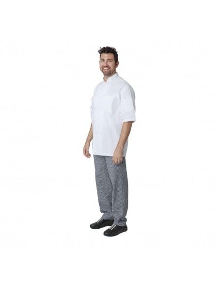 Veste de cuisine mixte blanche Chef Works Montreal Cool Vent S