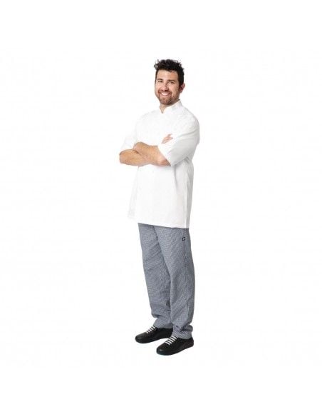 Veste de cuisine mixte blanche Chef Works Montreal Cool Vent S