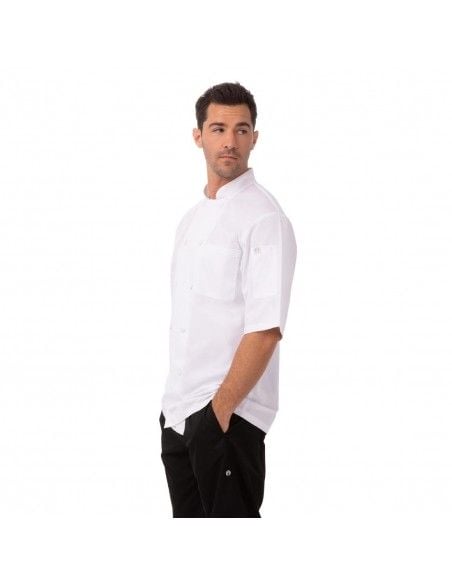 Veste de cuisine mixte blanche Chef Works Montreal Cool Vent XL