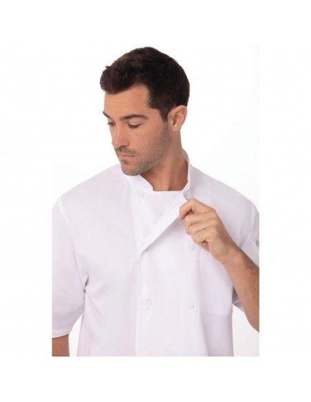 Veste de cuisine mixte blanche Chef Works Montreal Cool Vent XL