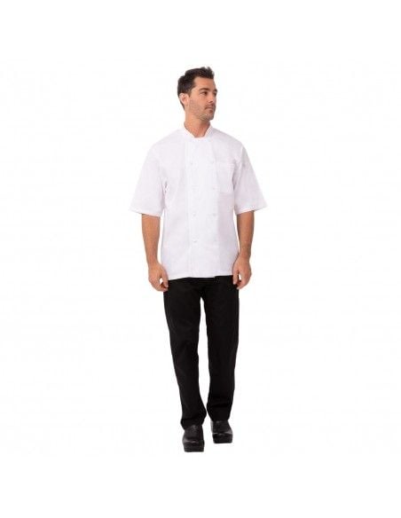 Veste de cuisine mixte blanche Cool Vent Chef Works Montreal XS