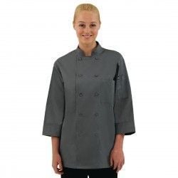 Veste de cuisine mixte Chef Works grise L 2