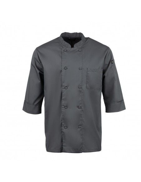 Veste de cuisine mixte Chef Works grise L