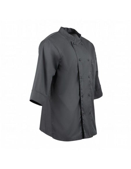 Veste de cuisine mixte Chef Works grise M