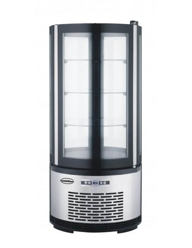Vitrine réfrigérée à poser circulaire avec 3 étages, +2°/+8°C
