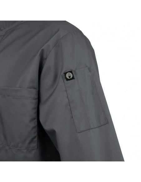 Veste de cuisine mixte Chef Works grise M