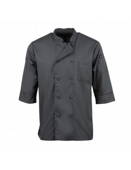 Veste de cuisine mixte Chef Works grise S