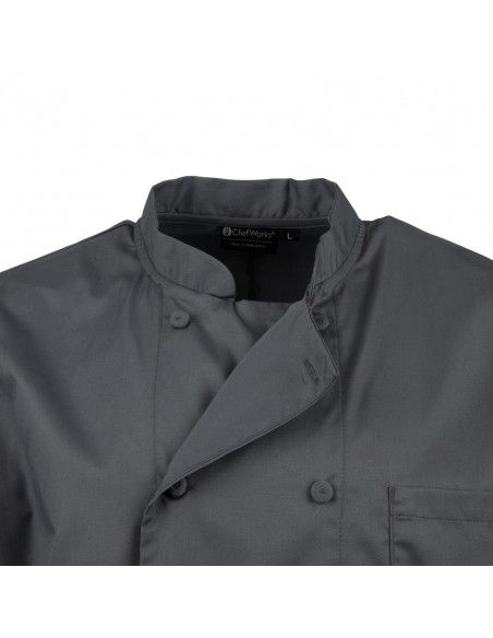 Veste de cuisine mixte Chef Works grise S