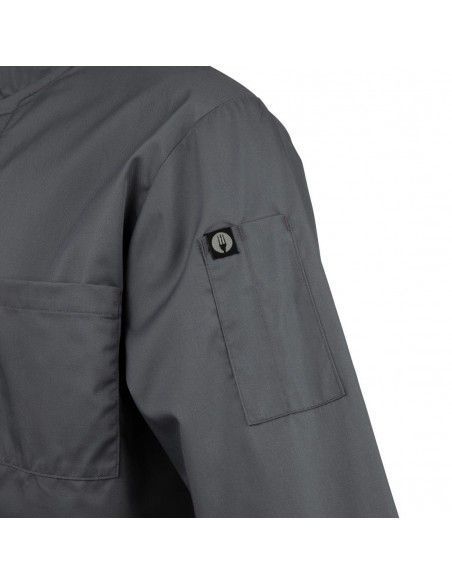 Veste de cuisine mixte Chef Works grise XXL