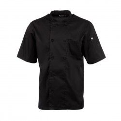 Veste de cuisine mixte Cool Vent Chef Works Montreal noire L