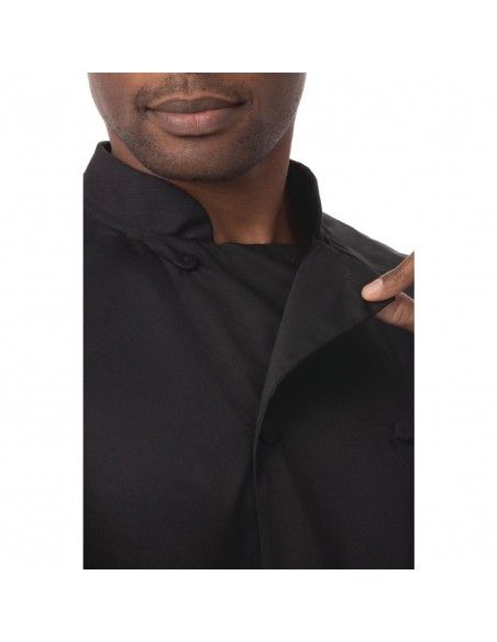 Veste de cuisine mixte Cool Vent Chef Works Montreal noire L