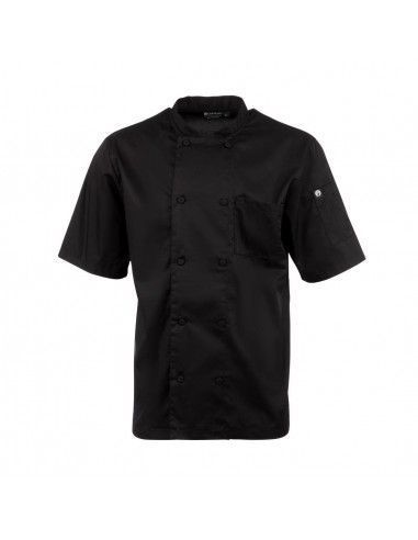 Veste de cuisine mixte Cool Vent Chef Works Montreal noire M
