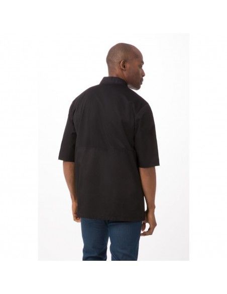 Veste de cuisine mixte Cool Vent Chef Works Montreal noire XL