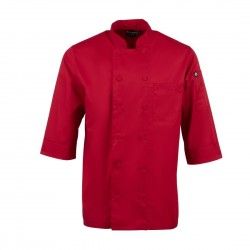 Veste de cuisine mixte Chef Works rouge L