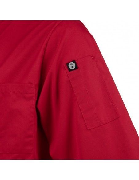 Veste de cuisine mixte Chef Works rouge S