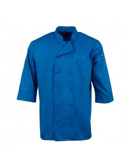 Veste de cuisine mixte Chef Works bleue L