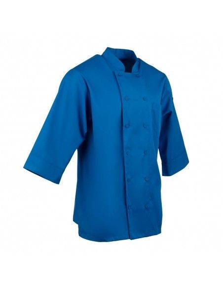 Veste de cuisine mixte Chef Works bleue L