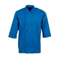 Veste de cuisine mixte Chef Works bleue XL