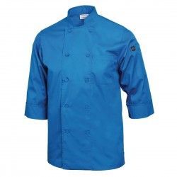 Veste de cuisine mixte Chef Works bleue XL 2
