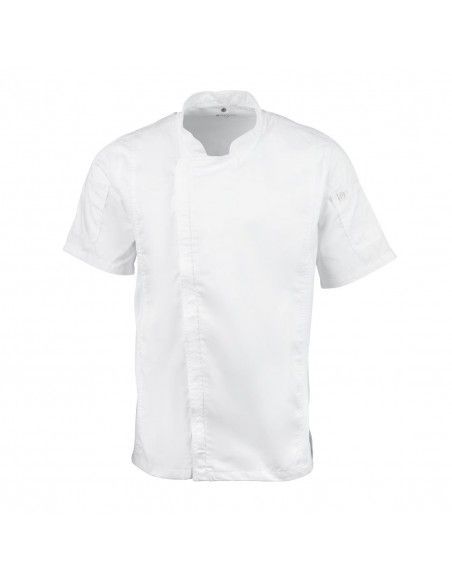 Veste de cuisine mixte Cool Vent Chef Works Urban Springfield blanche S