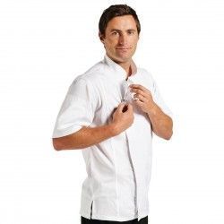Veste de cuisine mixte Cool Vent Chef Works Urban Springfield blanche S 2