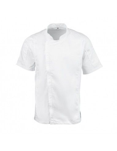 Veste de cuisine mixte Cool Vent Chef Works Urban Springfield blanche XL