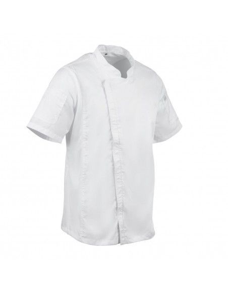 Veste de cuisine mixte Cool Vent Chef Works Urban Springfield blanche XL