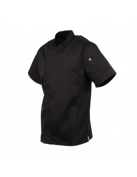 Veste de cuisine mixte Cool Vent Chef Works Urban Springfield noire L
