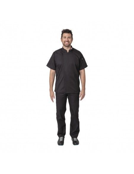 Veste de cuisine mixte Cool Vent Chef Works Urban Springfield noire M