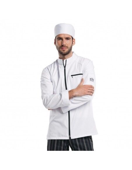 Veste de cuisine mixte Chaud Devant Modena blanche L