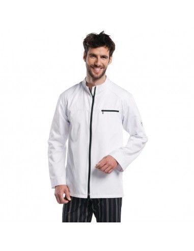 Veste de cuisine mixte Chaud Devant Modena blanche 3XL