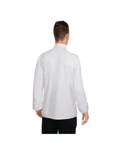 Veste de cuisine mixte blanche à manches longues Chef Works Calgary Cool Vents M
