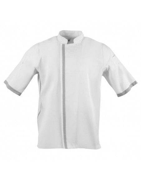 Veste de cuisine blanche à manches courtes Southside M