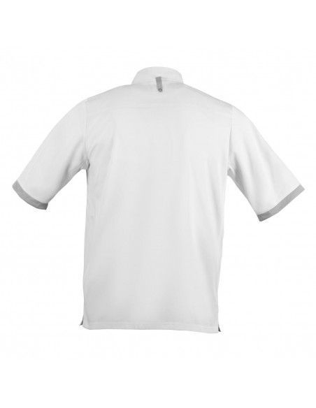 Veste de cuisine blanche à manches courtes Southside M