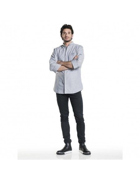 Veste de cuisine homme grise Chaud Devant Nordic taille XL