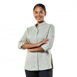 Veste de cuisine femme verte Chaud Devant Nordic taille S