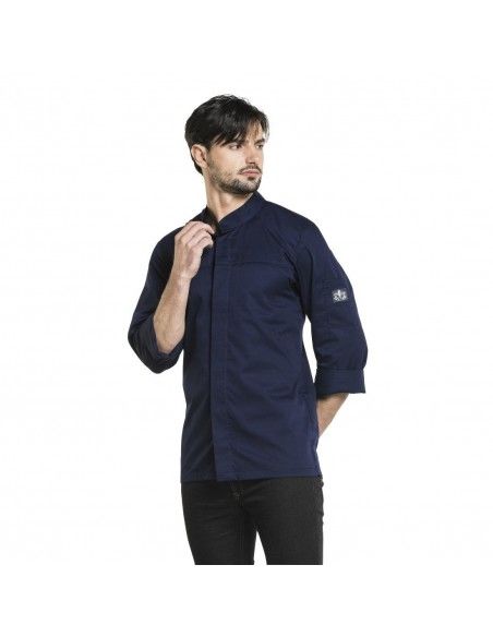 Veste de cuisine Chaud Devant Salerno bleue taille L