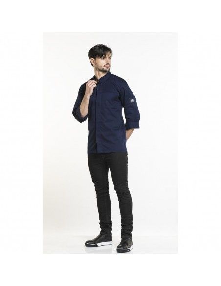 Veste de cuisine Chaud Devant Salerno bleue taille L