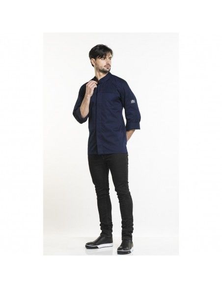 Veste de cuisine Chaud Devant Salerno bleue taille M