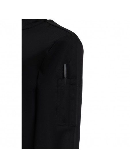 Veste de cuisinier femme ajustée Whites noire taille M