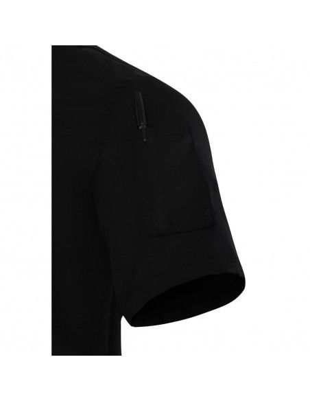 Veste de cuisinier en maille à manches courtes Southside Harlem noire S