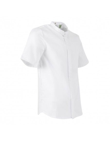 Veste de cuisinier en maille à manches courtes Southside Harlem blanche L