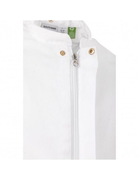 Veste de cuisinier en maille à manches courtes Southside Harlem blanche L