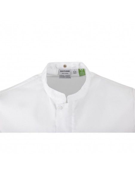 Veste de cuisinier en maille à manches courtes Southside Harlem blanche M