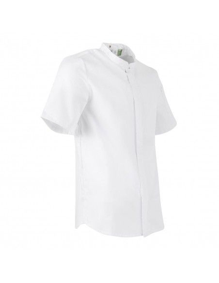 Veste de cuisinier en maille à manches courtes Southside Harlem blanche S
