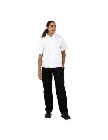 Lot de 2 vestes de cuisine blanches Nisbets Essentials XXL