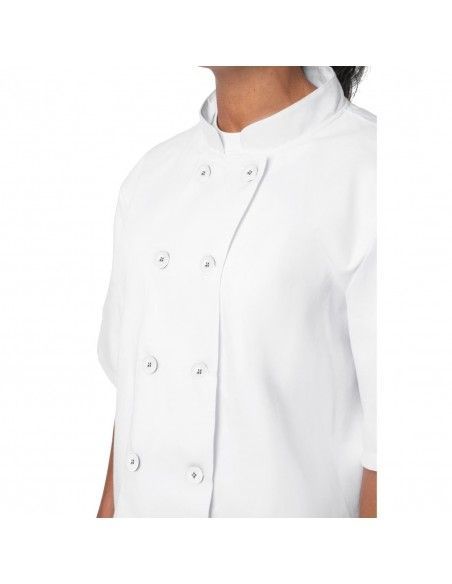 Lot de 2 vestes de cuisine blanches Nisbets Essentials XL