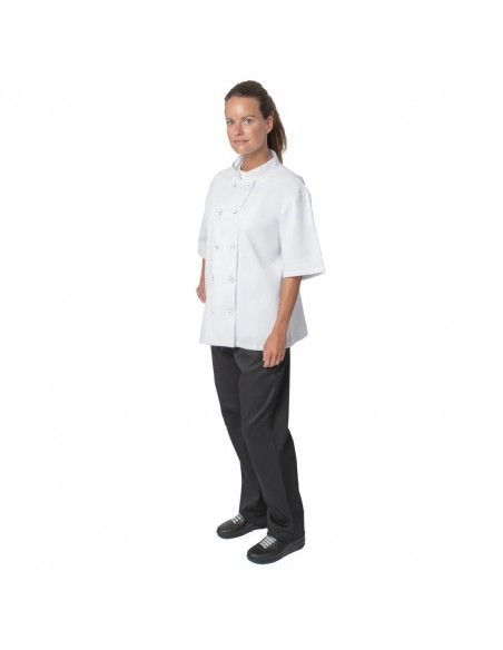 Lot de 2 vestes de cuisine blanches Nisbets Essentials XL