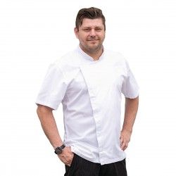 Veste de cuisinier à manches courtes Chef Works Cannes L 2