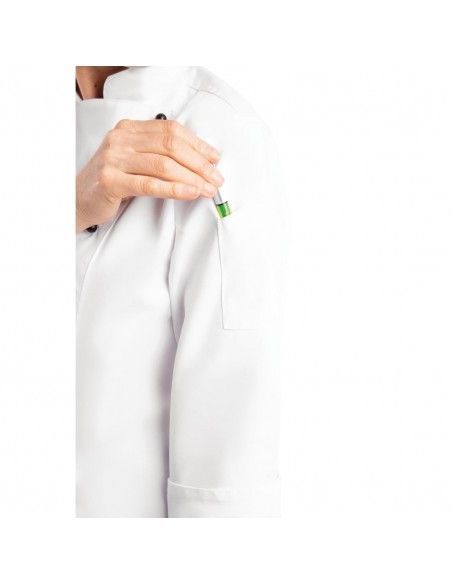 Veste de cuisine mixte Whites Chicago manches longues blanche M